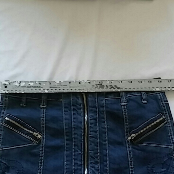 Spoon jeans Denim Mini Skirt - Blue - Picture 6 of 8